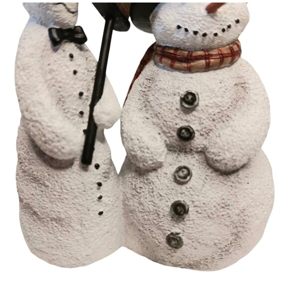 VTG 1999 Lang And Wise Snowmen Ornament "On Our Way" By Anna Krajewski With Box - Picture 8 of 14